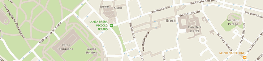 Mappa della impresa farmacia del carmine del dr maione giovanni a MILANO