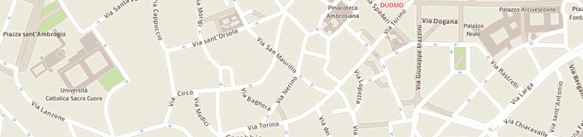 Mappa della impresa san maurilio sas di gbertacchi e c a MILANO