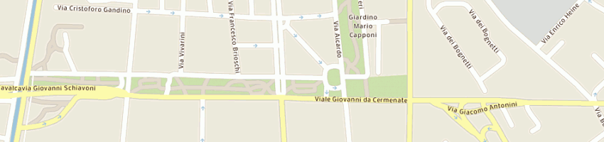 Mappa della impresa giussani carlo a MILANO