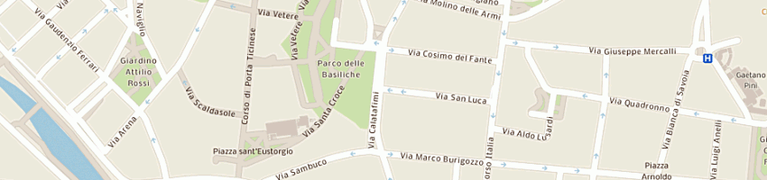 Mappa della impresa nevet srl a MILANO