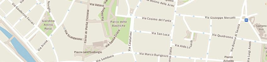 Mappa della impresa cassa edile di mutualita' ed assistenza a MILANO