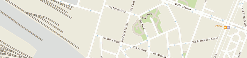 Mappa della impresa luchetta mario a MILANO