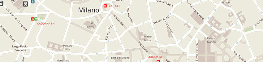 Mappa della impresa misrachi giacomo a MILANO