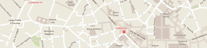 Mappa della impresa banca finnat euramerica spa a MILANO