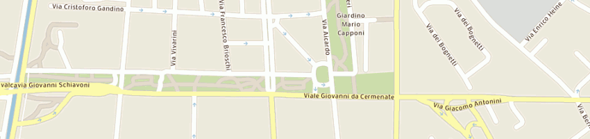 Mappa della impresa leoni luciano a MILANO