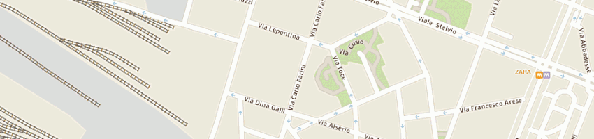 Mappa della impresa boscarino a MILANO