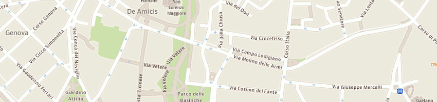 Mappa della impresa ottolini beatrice a MILANO