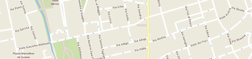 Mappa della impresa dellera oscar a MILANO