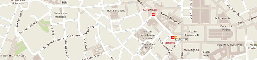 Mappa della impresa societa perico e c di giustina e c societa' in accomandita semplice a MILANO
