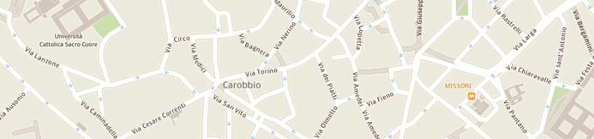 Mappa della impresa mutui cash srl a MILANO