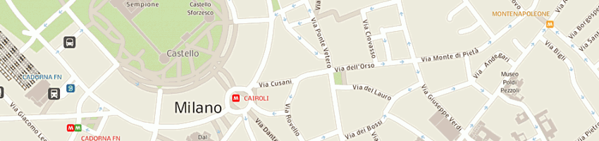 Mappa della impresa studio corbella a MILANO