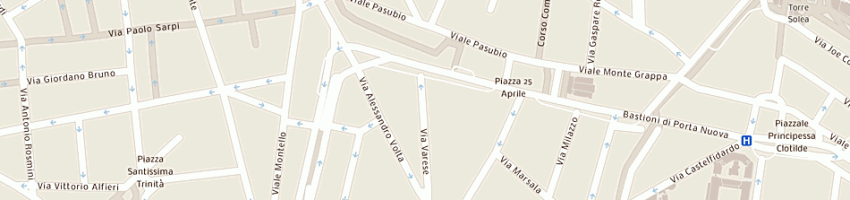 Mappa della impresa combibloc srl a MILANO