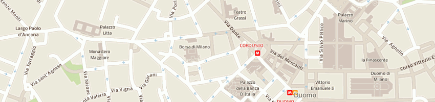Mappa della impresa europea di edizioni (spa) a MILANO