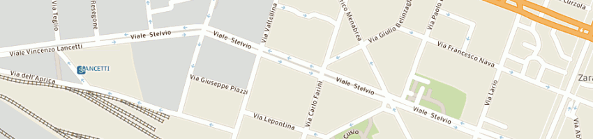 Mappa della impresa essepi acconciature di figliolia sabrina e vasile paolo snc a MILANO