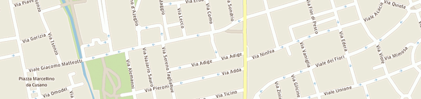 Mappa della impresa da pra michele giorgio a MILANO