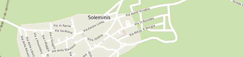 Mappa della impresa comune soleminis a SOLEMINIS