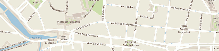 Mappa della impresa kim srl a MILANO