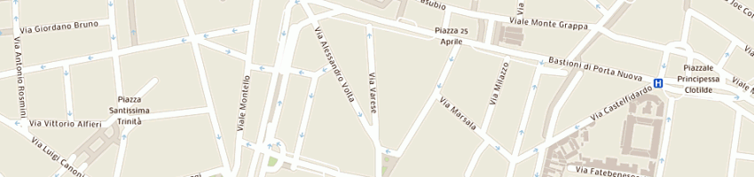 Mappa della impresa lt srl a MILANO