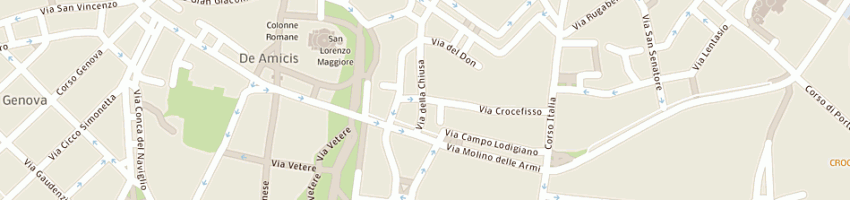 Mappa della impresa ixo' partecipazioni e servizi srl a MILANO
