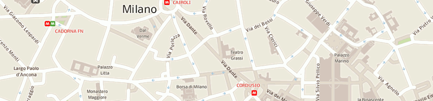 Mappa della impresa benito snc di salvatore mazzotta e c a MILANO