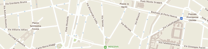 Mappa della impresa luca strada associati a MILANO