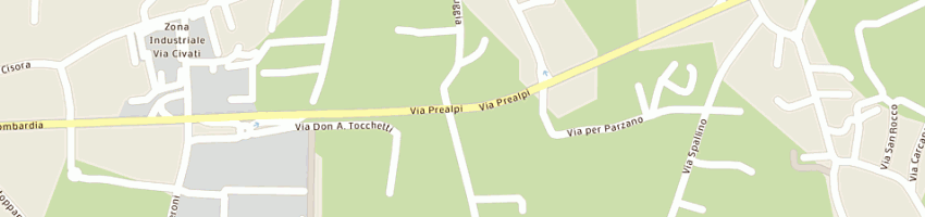 Mappa della impresa auguadro armando srl a ALBAVILLA