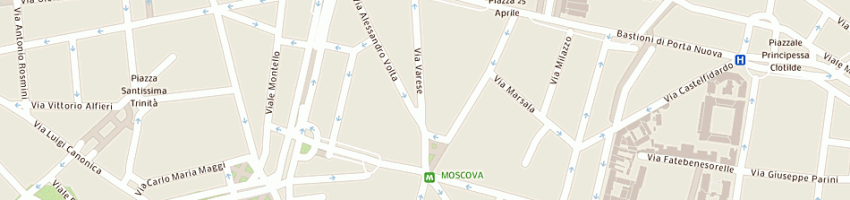 Mappa della impresa notoria srl a MILANO