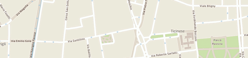 Mappa della impresa redemagni claudio a MILANO