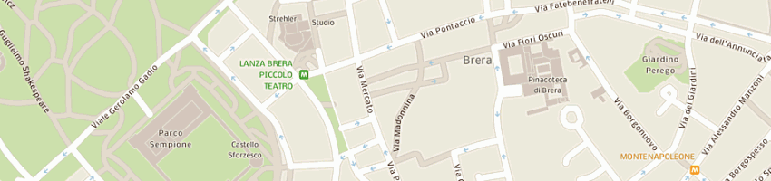 Mappa della impresa sartoria san carpoforo di ciavarro luca a MILANO