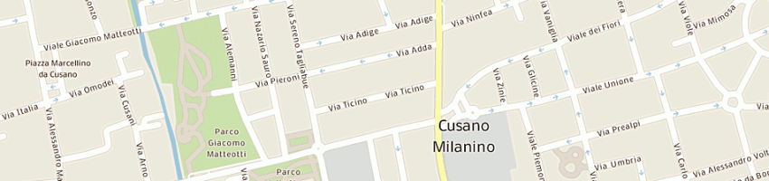 Mappa della impresa studio associato mastroianni michelin a CUSANO MILANINO