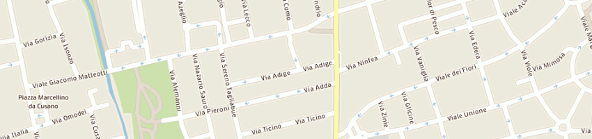 Mappa della impresa casa dell'arredamento di daccardio roberta a CUSANO MILANINO