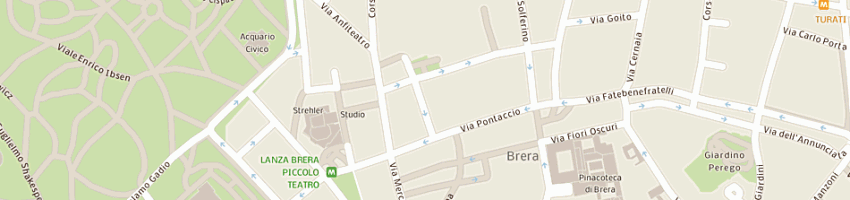 Mappa della impresa scratch snc a MILANO