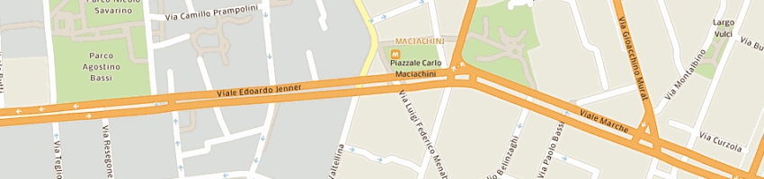 Mappa della impresa ferrovial agroman sas a MILANO