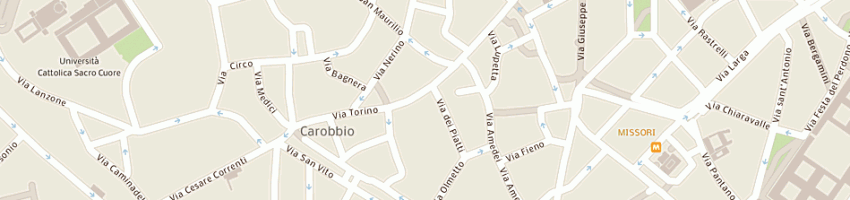 Mappa della impresa ms crono snc di marco longo e c a MILANO