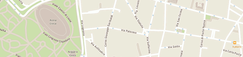 Mappa della impresa format srl a MILANO