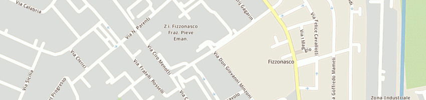 Mappa della impresa merigo gianfranco a PIEVE EMANUELE