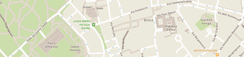 Mappa della impresa el tropico latino di areco srl a MILANO