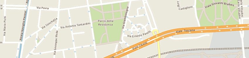 Mappa della impresa scuole pubbliche scuole materne giambologna 30 a MILANO