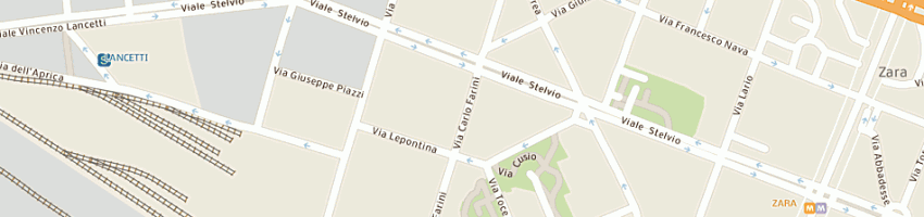 Mappa della impresa exa promotion sas di gilardi daniele e c a MILANO