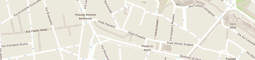 Mappa della impresa milano 2000 snc snc a MILANO