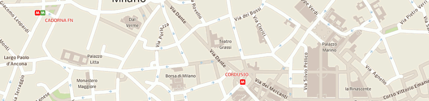 Mappa della impresa miroglio spa a MILANO