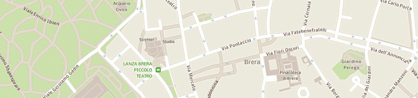 Mappa della impresa pelanda paolo filippo a MILANO
