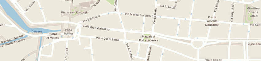 Mappa della impresa iannicelli luciano a MILANO