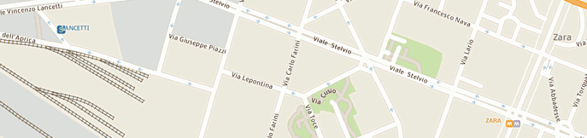Mappa della impresa paradice di ungari franco a MILANO