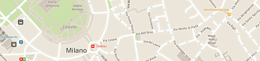 Mappa della impresa oikos srl a MILANO