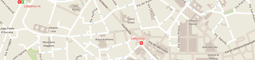 Mappa della impresa modiano josif pisanty e staub srl a MILANO