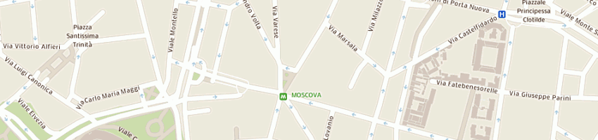 Mappa della impresa consumer service di miazzo vittorio a MILANO