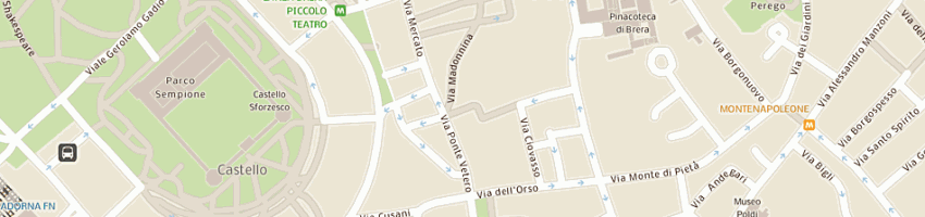 Mappa della impresa bassetti aldo a MILANO