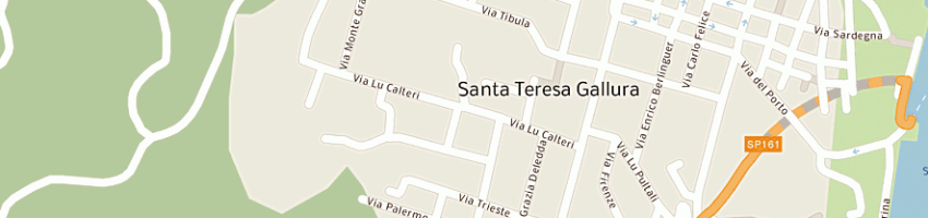 Mappa della impresa usai costruzioni srl a SANTA TERESA GALLURA