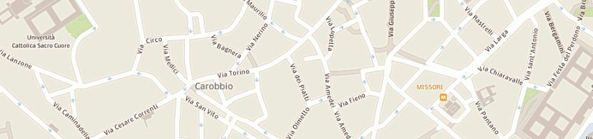 Mappa della impresa studio lamberti a MILANO